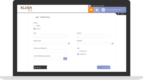 Gestion des collaborateurs