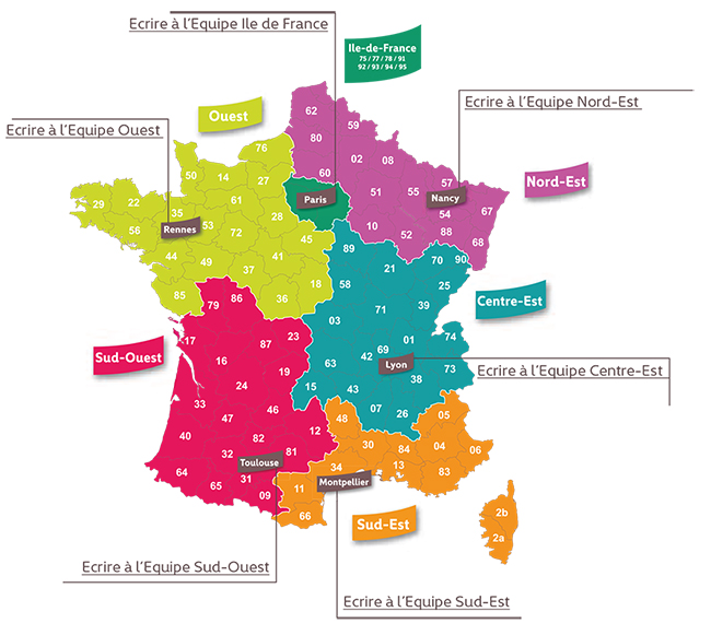 Carte contacts action sociale